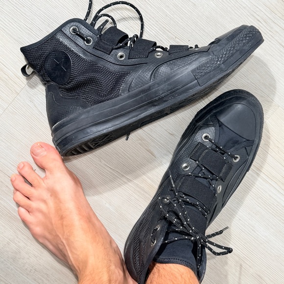 Converse Black High-Top Sneakers - Picture 9 of 14